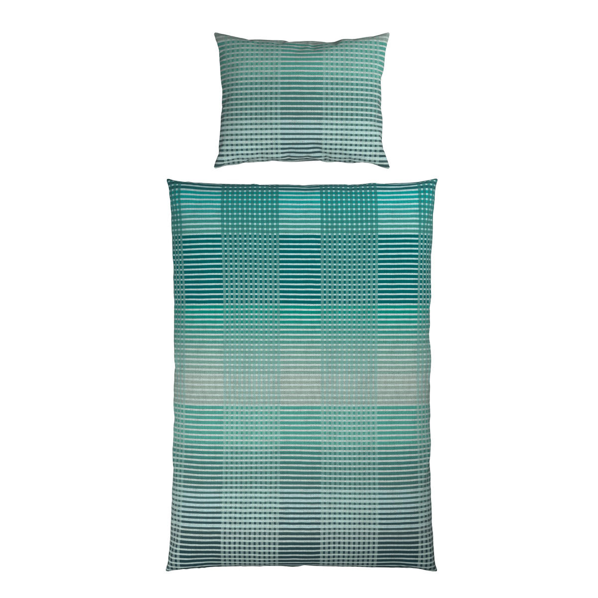POSTEĽNÁ BIELIZEŇ, flanel, tyrkysová, 140/200 cm - tyrkysová, textil (140/200cm) - Novel