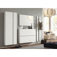 GARDEROBENSCHRANK Gardasee in 60/165/33 cm - Weiß, Design, Holzwerkstoff (60/165/33cm) - Moderano