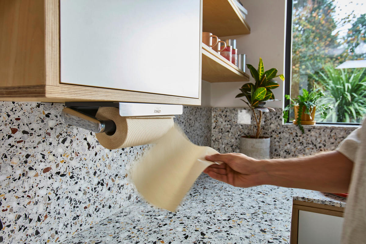 DRŽALO ZA SERVIETE     30,5/17,5/5 cm         - siva, Basics, kovina (30,5/17,5/5cm) - Joseph Joseph