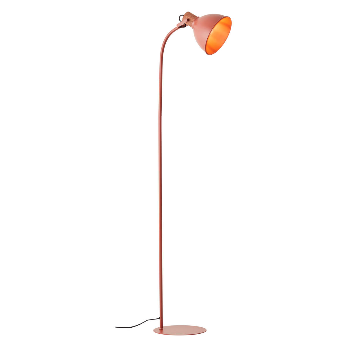STEHLEUCHTE 35/150 cm    - Rot, Basics, Holz/Metall (35/150cm) - Brilliant