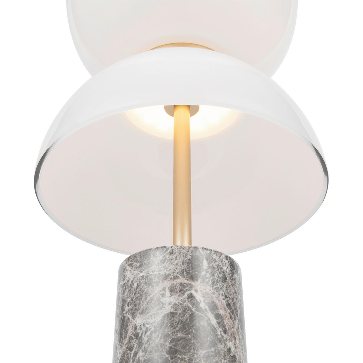 BORDSLAMPA Modern 22/46 cm   - vit/grå, Design, metall/sten (22/46cm) - MAYTONI