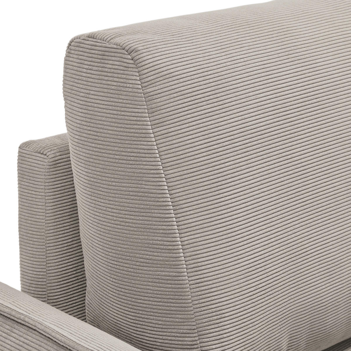 3-SITS SOFFA i manchester taupe  - taupe/naturfärgad, Modern, trä/textil (183/85/92cm) - MID.YOU