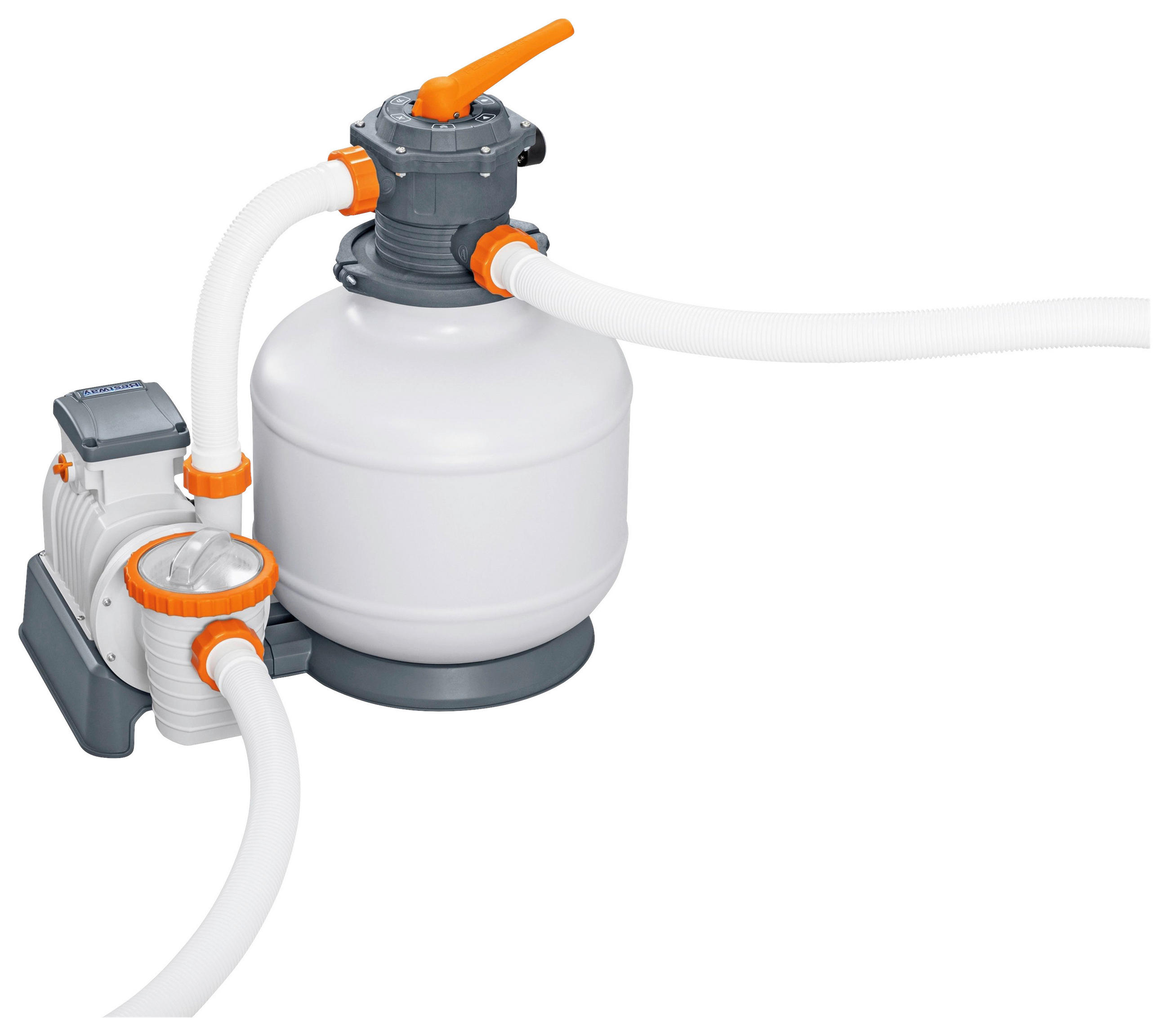 FILTERPUMPE FLOWCLEAR 58486GS  - Orange/Weiß, KONVENTIONELL, Kunststoff/Metall (71/48,5/75cm) - Bestway