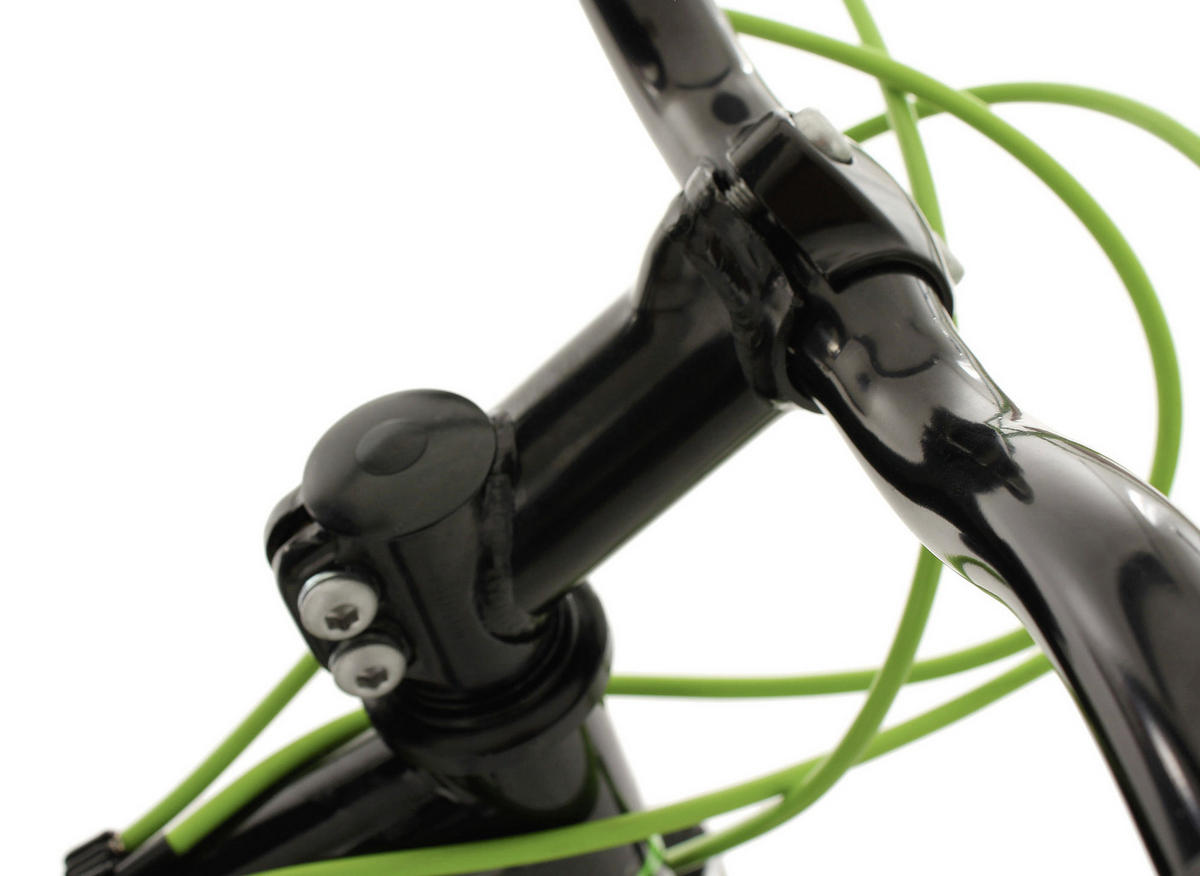 KINDERFAHRRAD 24 Zoll  - Schwarz/Grün, Basics, Metall (180/70/80cm) - Atrigo