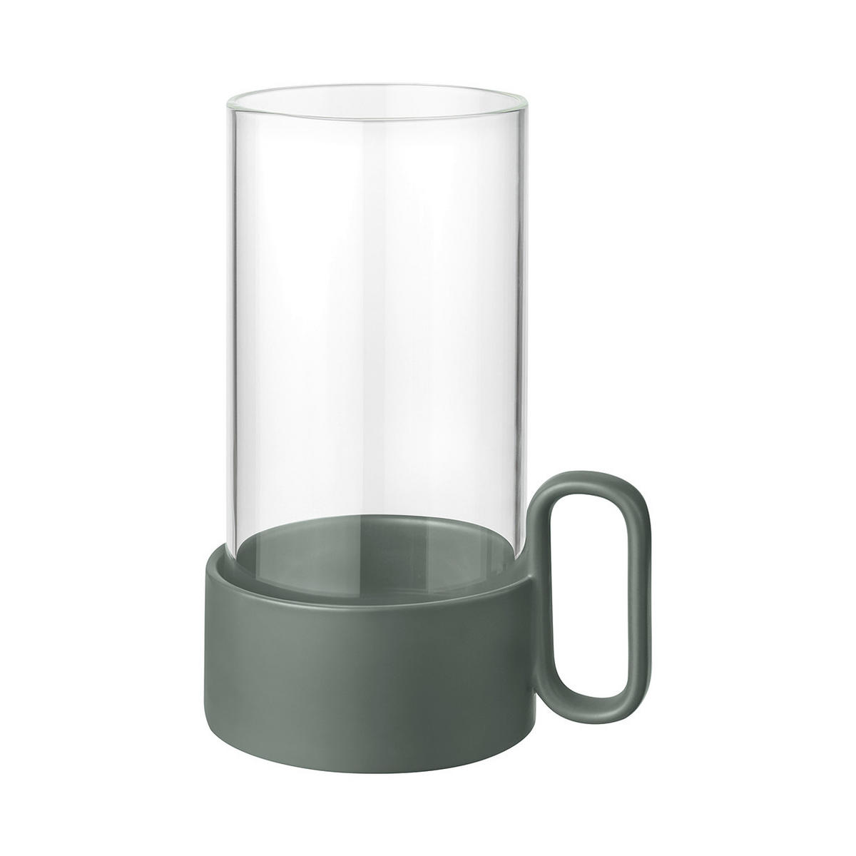 WINDLICHT Jadegrün 15/21 cm  - Jadegrün, Trend, Glas/Keramik (15/21cm) - Blomus