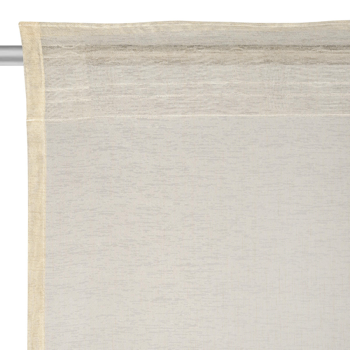HOTOVÝ ZÁVĚS, průhledné, 140/245 cm - pískové barvy, Basics, textil (140/245cm) - Esposa