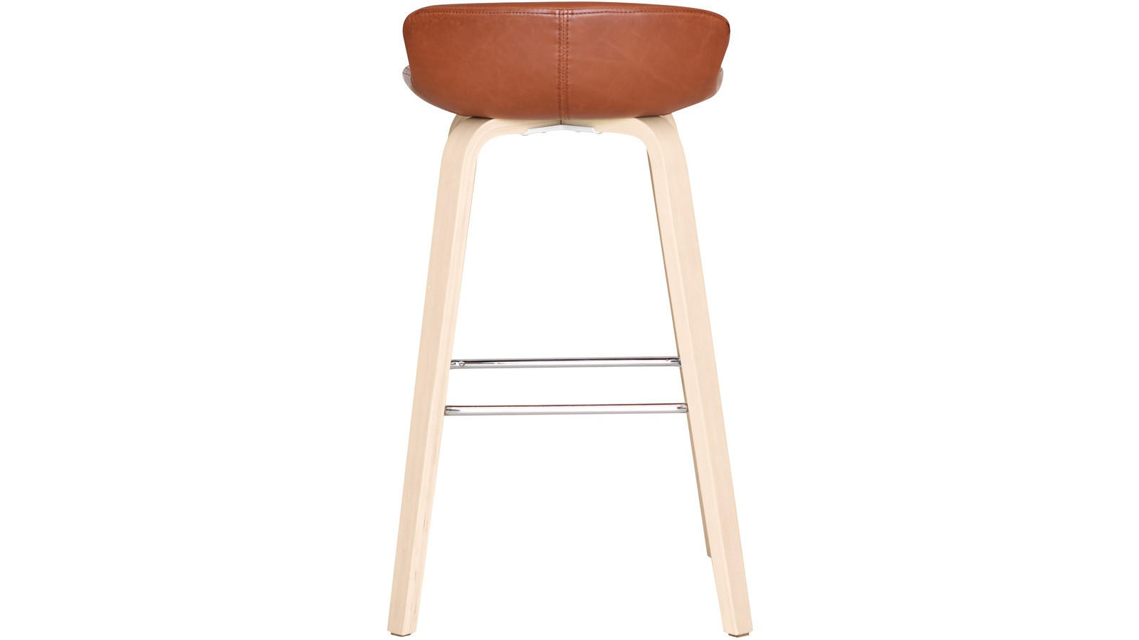 BARSTOL i ekfärgad, vit  - vit/ekfärgad, Design, metall/trä (55/96/55cm) - Best Price