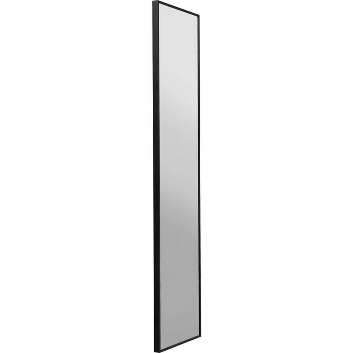 WANDSPIEGEL 30/180/3 cm    in rechteckig  - Schwarz, Design, Glas/Metall (30/180/3cm) - Kare-Design