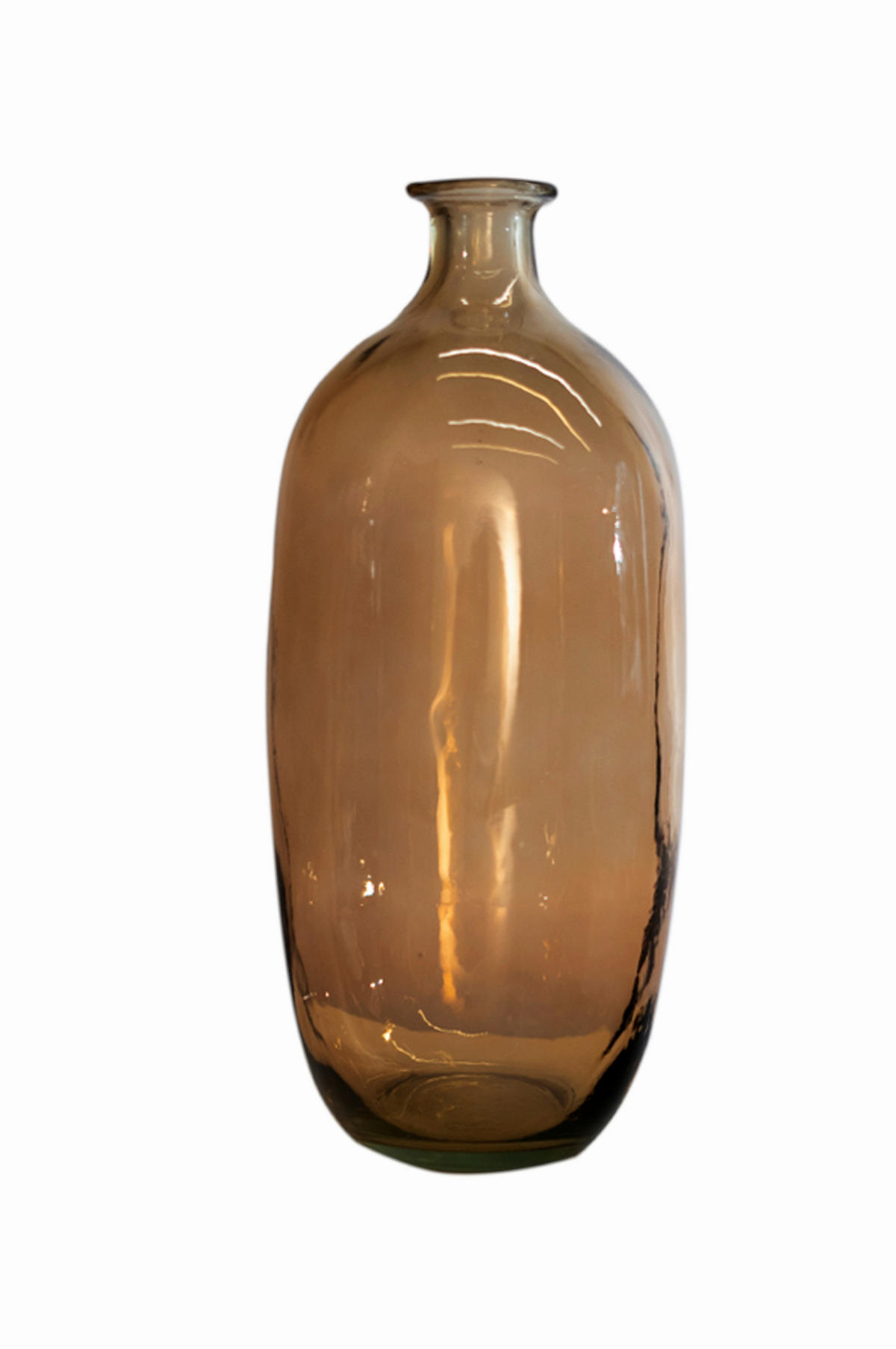 VÁZA  - világosbarna, Basics, Üveg (45cm)