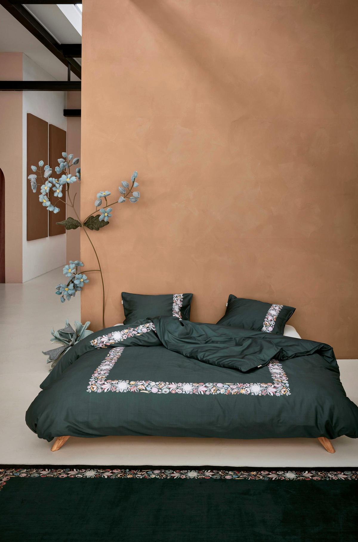 BETTWÄSCHE H/W 2024 Satin 140/200 cm  - Grün, Basics, Textil (140/200cm) - Essenza