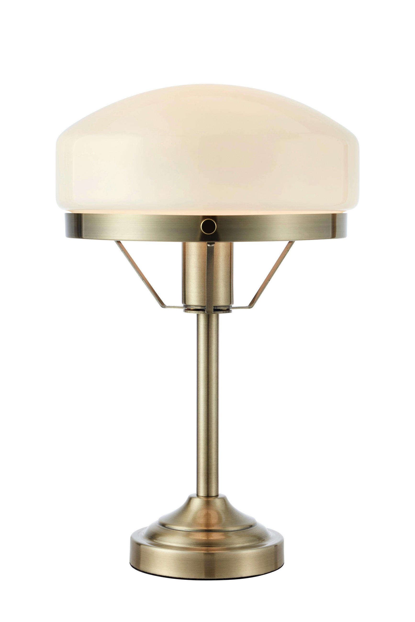 BORDSLAMPA AURELIA 25/39 cm   - vit/mässingsfärgad, Trend, metall/glas (25/39cm) - Markslöjd