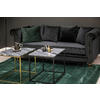 CHESTERFIELD-SOFA Schwarz  - Schwarz, Design, Textil (217/80/88cm) - Livetastic
