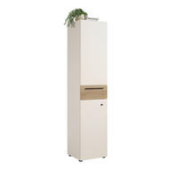 AKTENSCHRANK Schwarz, Eichefarben, Kaschmir  - Kaschmir/Eichefarben, MODERN, Holzwerkstoff (45/201/43cm) - Novel