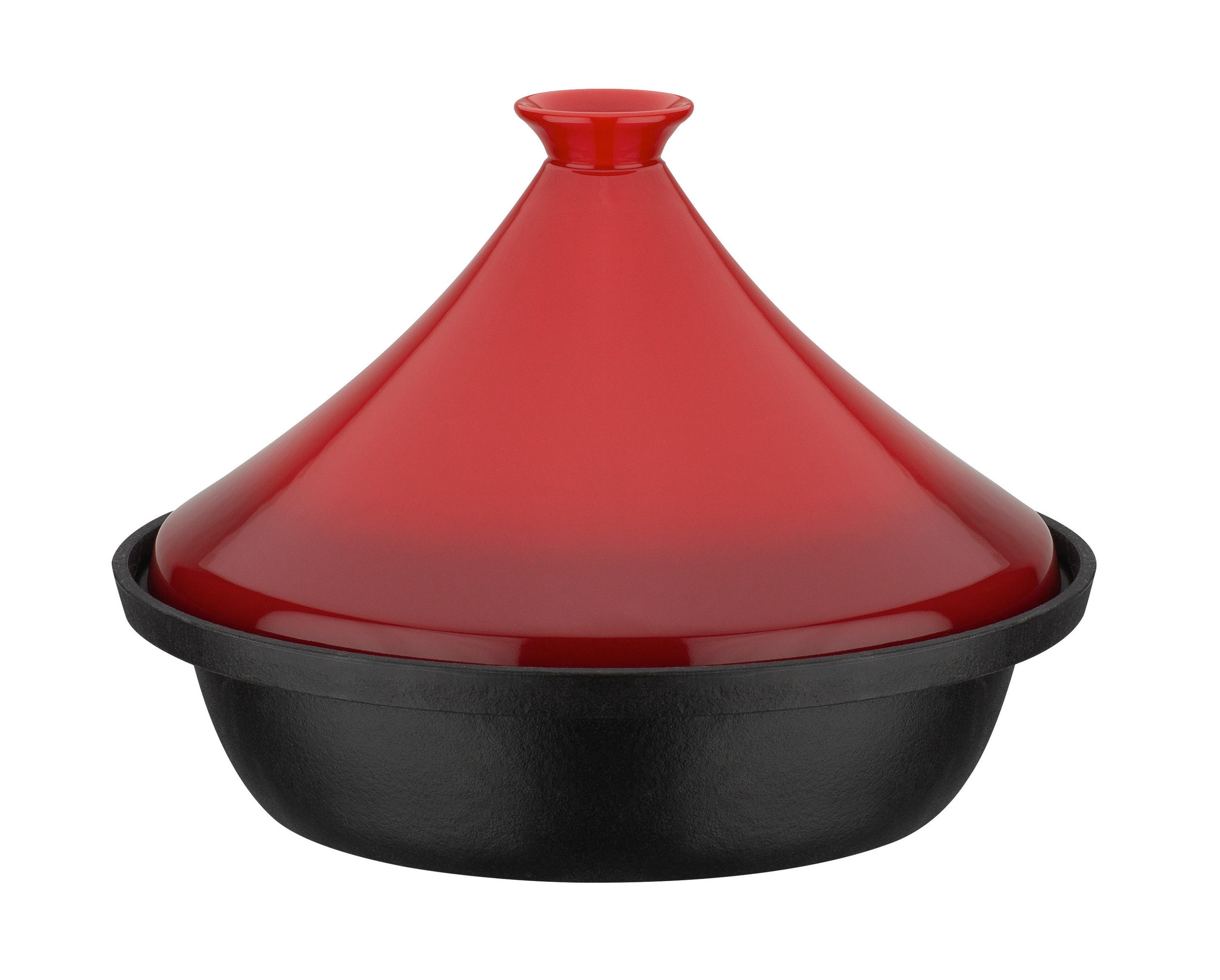 SCHMORTOPF TAJINE 2 L  - Rot/Schwarz, Basics, Keramik/Metall (30cm) - GSW