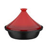 SCHMORTOPF TAJINE 2 L  - Rot/Schwarz, Basics, Keramik/Metall (30cm) - GSW