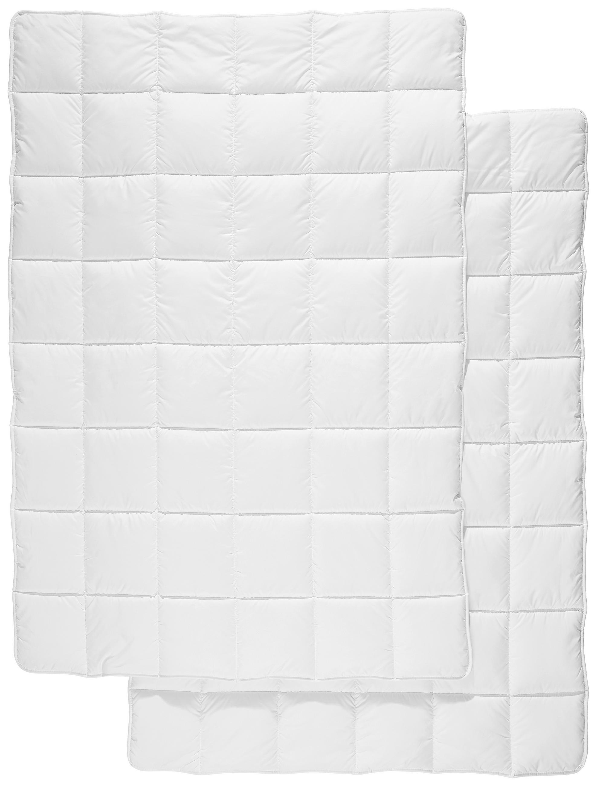 BETTENSET  135/200 cm Polyester  - Weiß, Basics (135/200cm) - Billerbeck