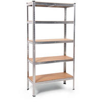 SCHWERLASTREGAL 90/180/40 cm  - Silberfarben, Basics, Metall (90/180/40cm)
