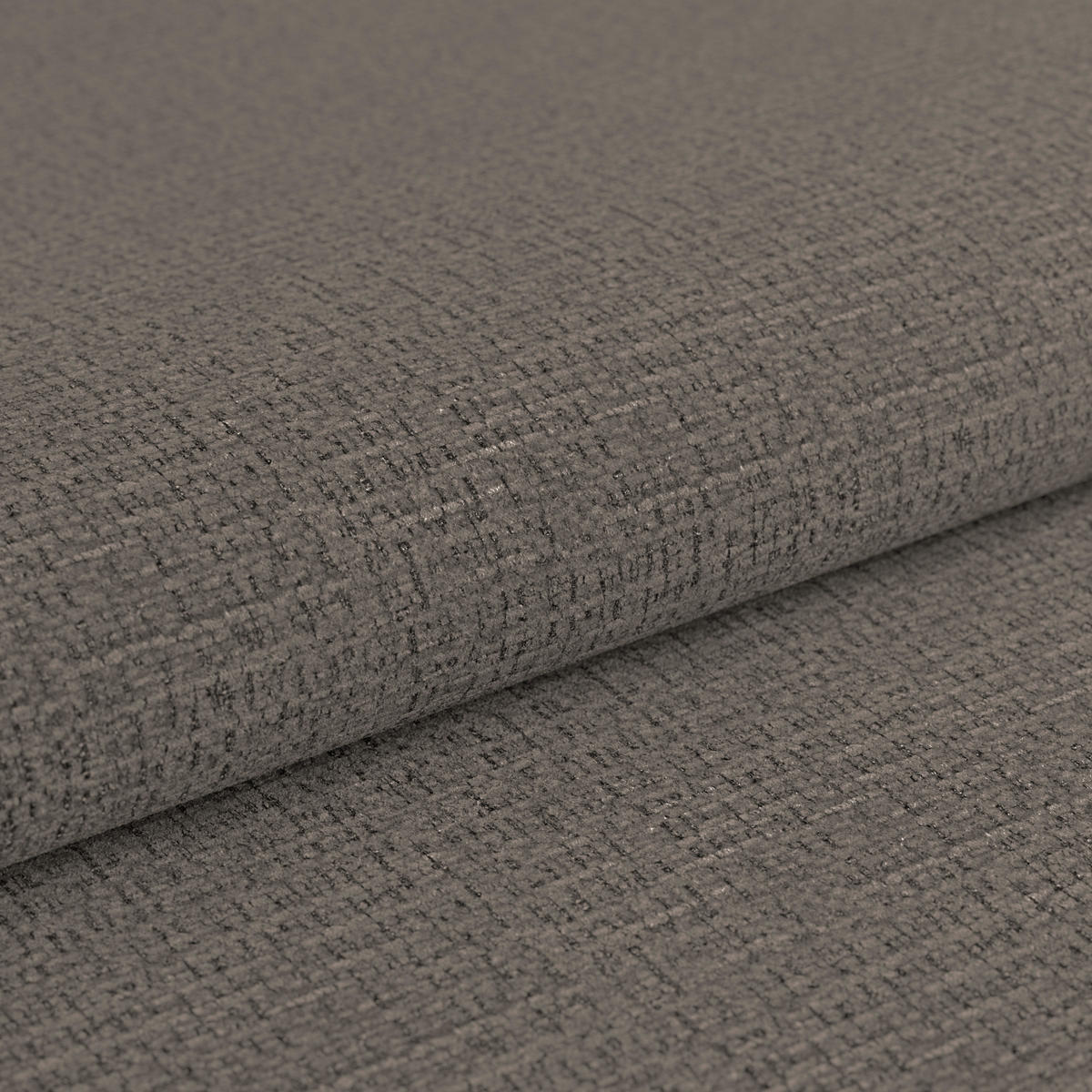 WOHNLANDSCHAFT MULTI Dunkelbraun Chenille  - Chromfarben/Dunkelbraun, MODERN, Textil/Metall (228/345/184cm) - Livetastic