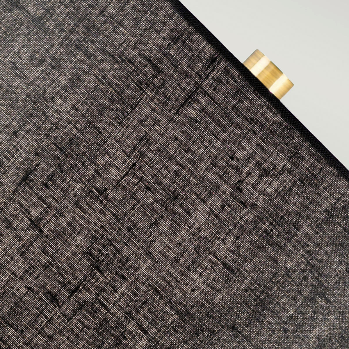 TISCHLEUCHTE - Messingfarben/Schwarz, Konventionell, Glas/Textil (36/67cm) - Elstead Lighting
