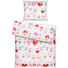 KINDERBETTWÄSCHE - Pink/Weiß, Trend, Textil (140/200cm) - Ben'n'jen KINDERBETTWÄSCHE - Pink/Weiß, Trend, Textil (140/200cm) - Ben'n'jen