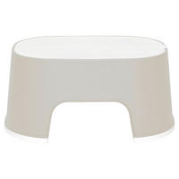 TRITTHOCKER GROW  - Taupe, Basics, Kunststoff (33,7/22,9/15,5cm) - Bebe Jou