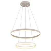 LED-HÄNGELEUCHTE 50/150 cm  - Sandfarben/Transparent, Design, Kunststoff/Metall (50/150cm) - Globo