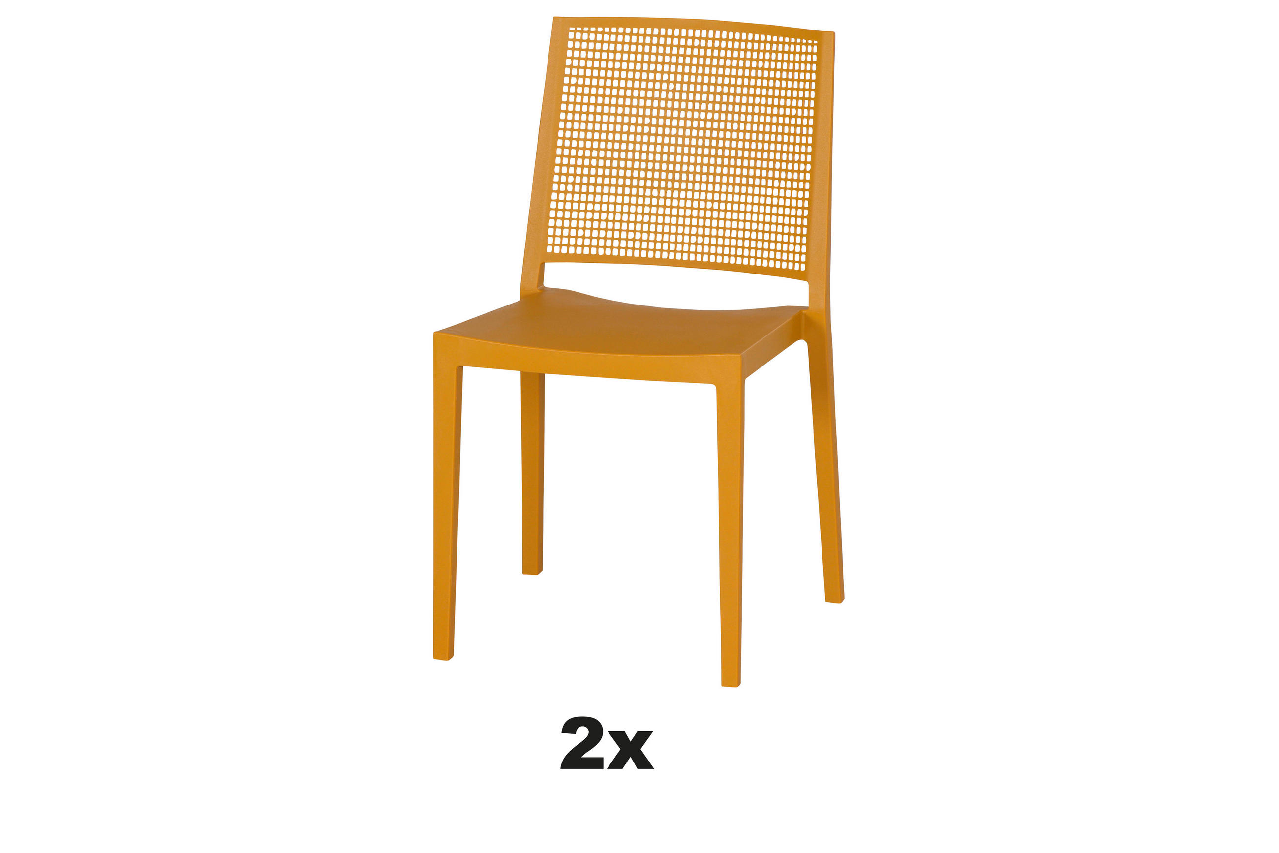 STAPELSTUHL Gelb  - Gelb, Basics, Kunststoff (46/80/56cm) - Siena Garden