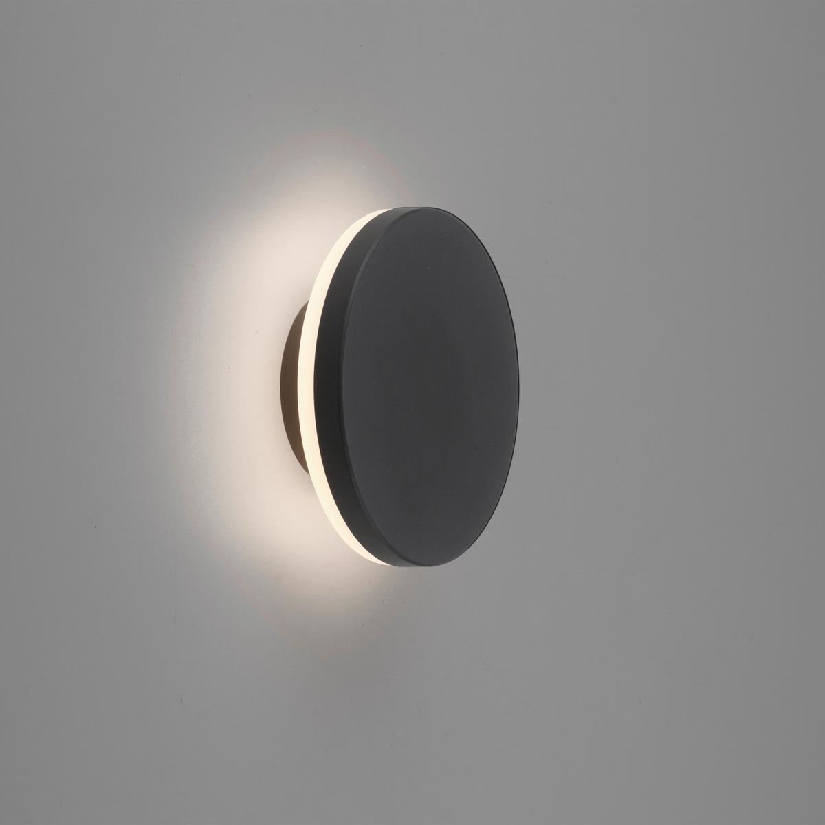 NÁSTENNÉ LED SVIETIDLO, 15/5/15 cm - antracitová, Design, kov/plast (15/5/15cm)
