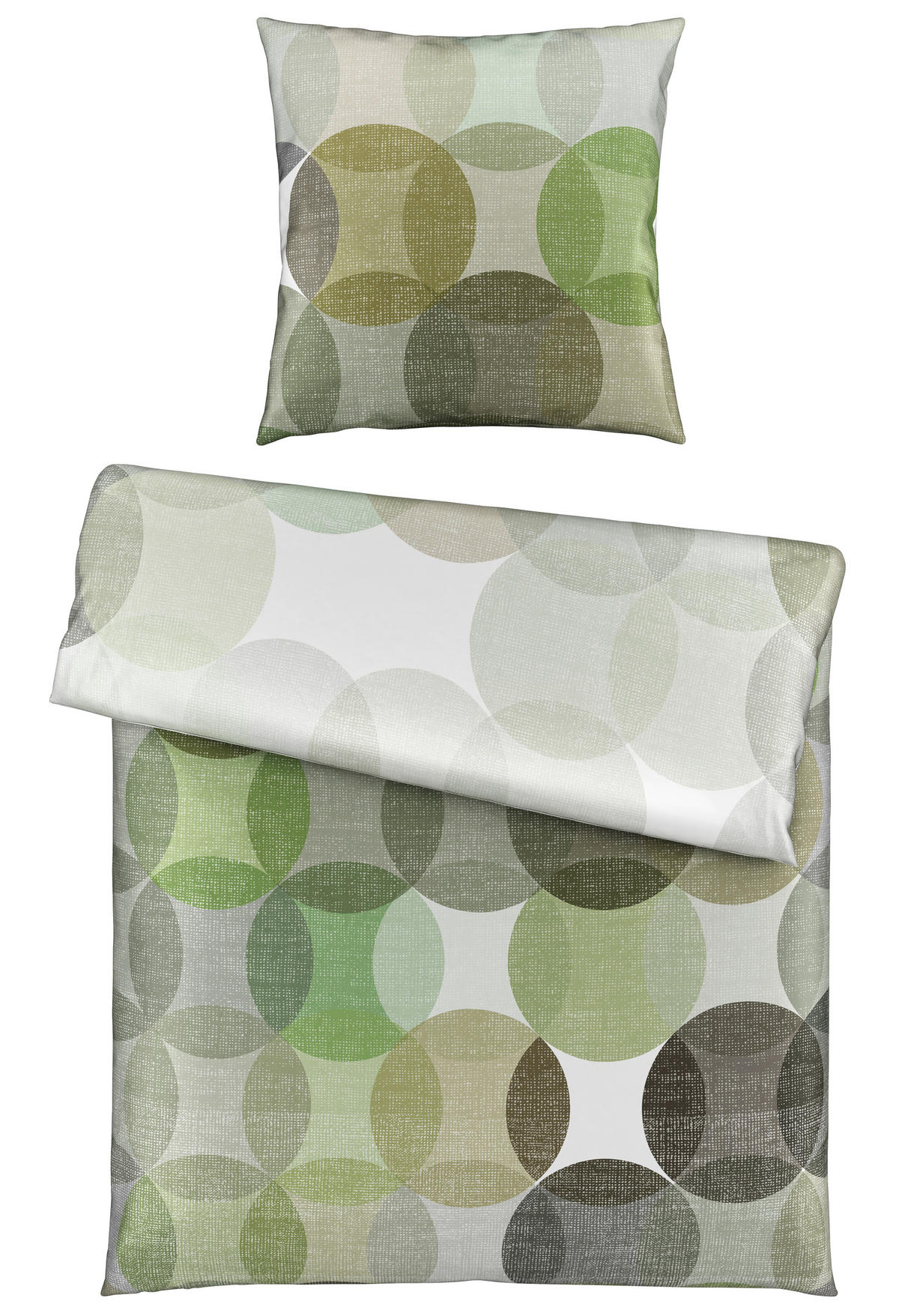BETTWÄSCHE Neuvac Satin 135/200 cm  - Grün, Design, Textil (135/200cm) - Novel