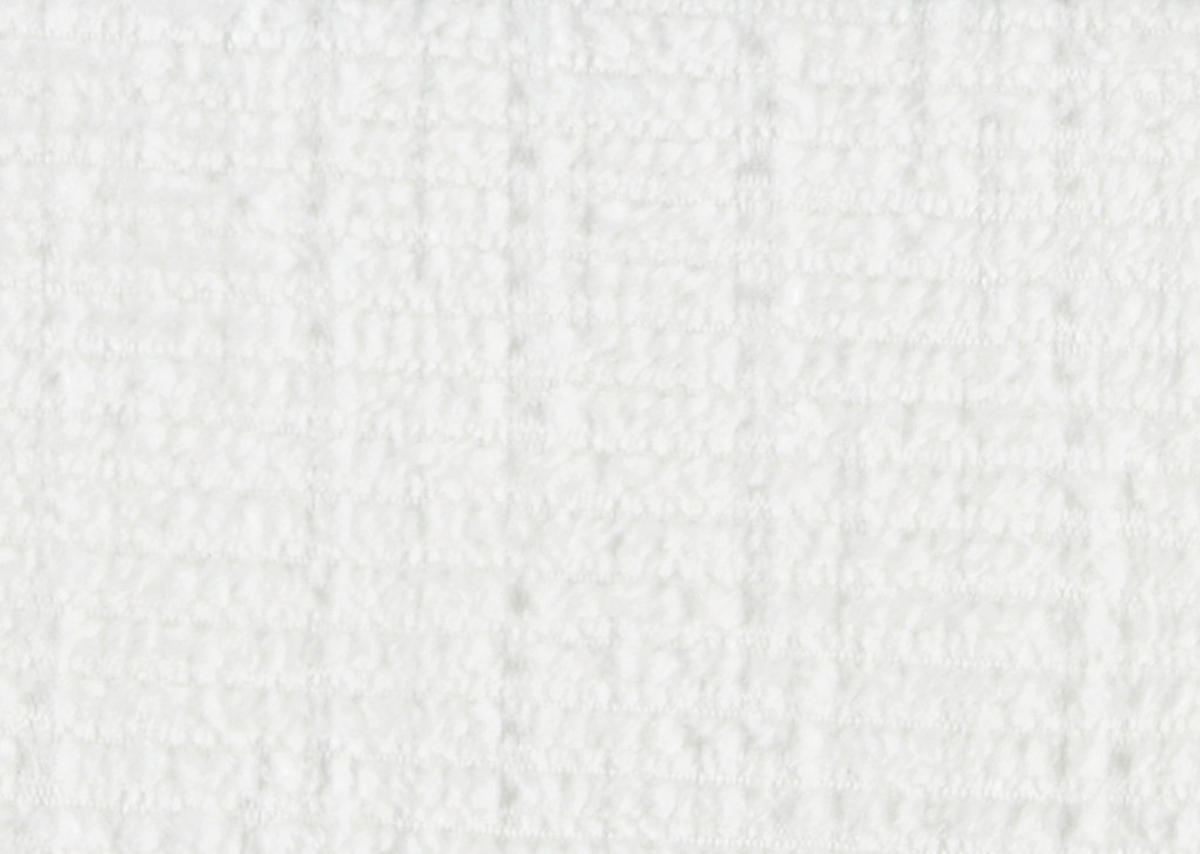 ECKSOFA Weiß Chenille  - Buchefarben/Weiß, KONVENTIONELL, Holz/Textil (244/163cm) - Carryhome