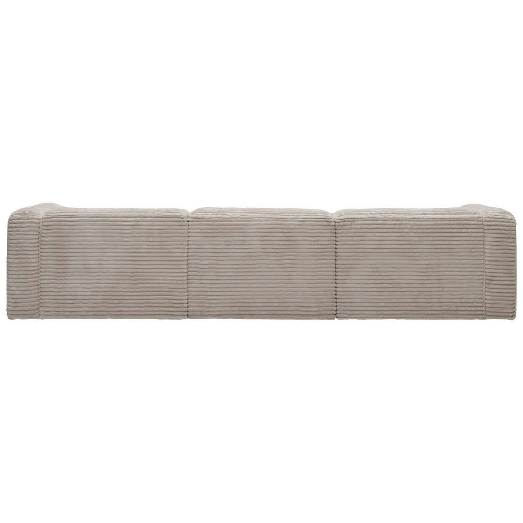 Thumbnail - Stylife Ecksofa Febe, Creme, Textil, 3-Sitzer, Ottomane rechts, Eckteil, 332x163 cm, Armteil links, rechts, Stoffauswahl...