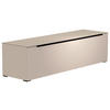 LOWBOARD Schwarz, Sandfarben  160/43/45 cm  - Sandfarben/Schwarz, Design, Glas/Holzwerkstoff (160/43/45cm) - Moderano