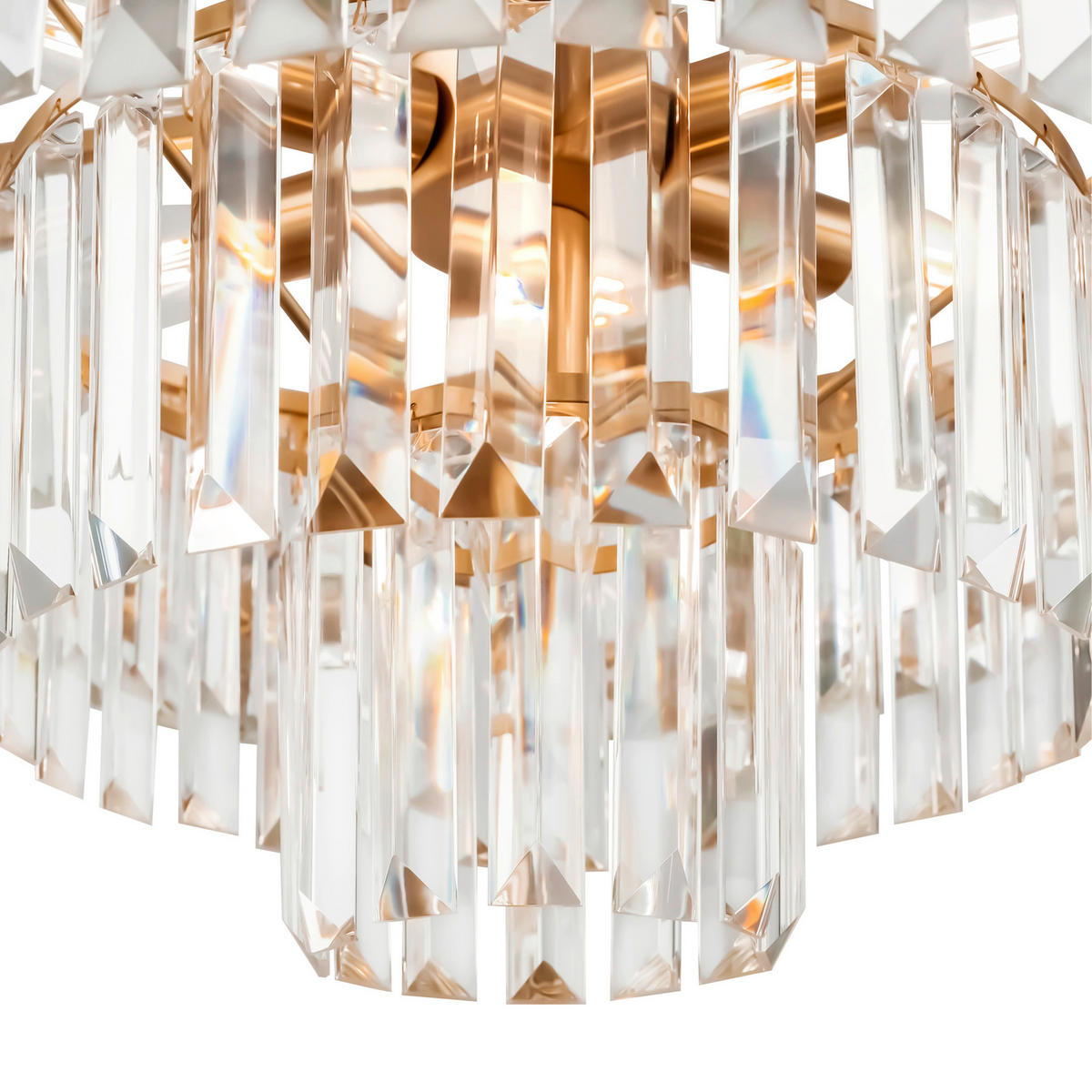 PENDELLEUCHTE  50/40/50 cm   - Messingfarben, Trend, Glas/Metall (50/40/50cm) - MAYTONI