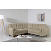 ECKSOFA in Taupe  - Taupe/Buchefarben, Design, Holz/Textil (242/242cm) - MID.YOU