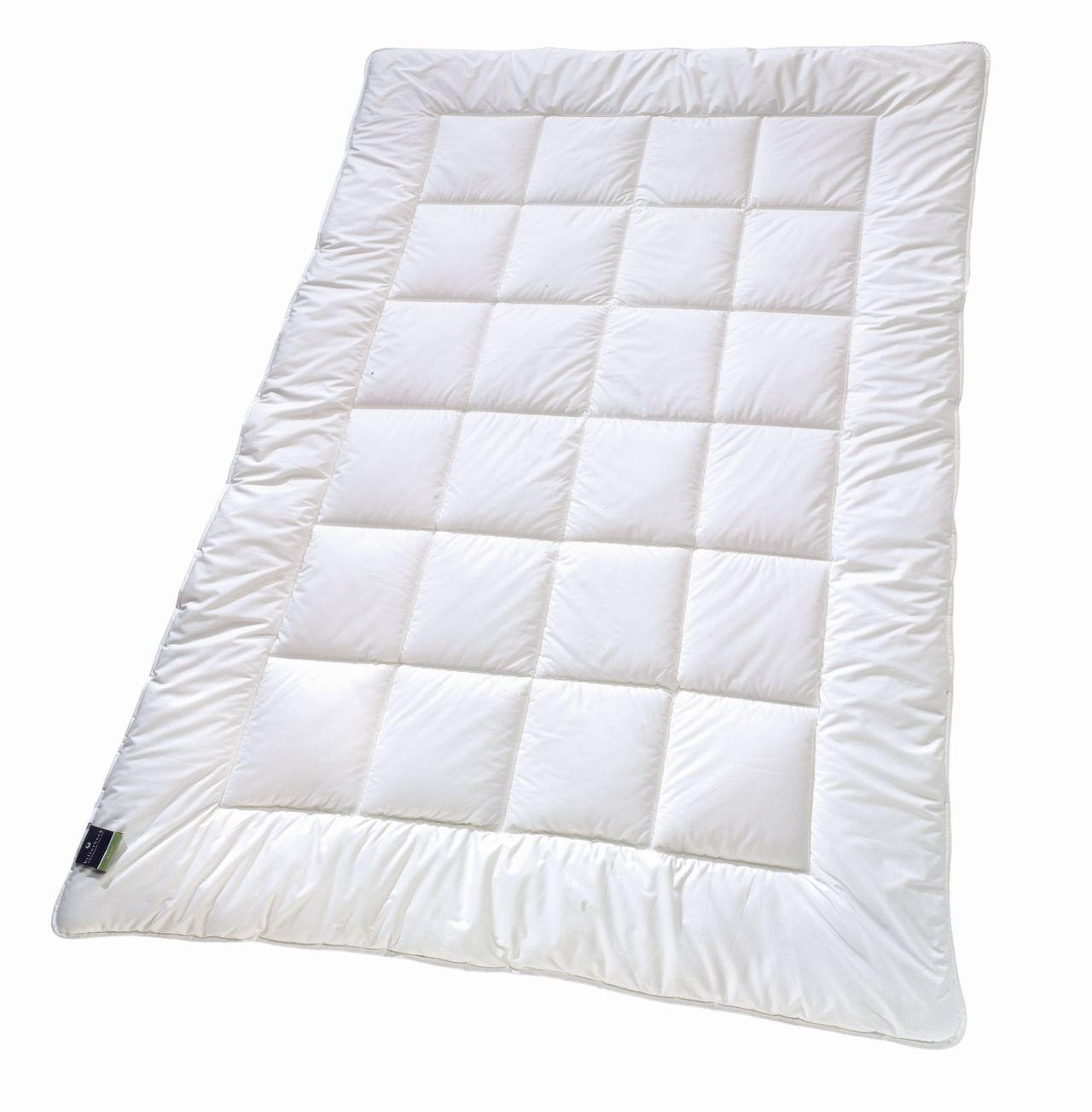 Thumbnail - Billerbeck Ganzjahresdecke Antigua Uno, Weiß, 155x220 cm, für Hausstauballergiker geeignet, feuchtigkeitsregulierend, st...