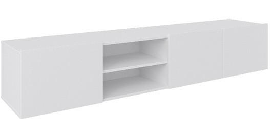 LOWBOARD in 200/36,7/42 cm - Weiß, Design, Holzwerkstoff (200/36,7/42cm) - Hom`in