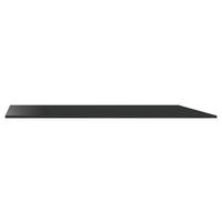 OBERPLATTE  Holzwerkstoff  Anthrazit Hochglanz  - Anthrazit Hochglanz, KONVENTIONELL, Holzwerkstoff (137/1,6/42cm) - Hom`in