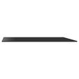 OBERPLATTE  in  - Anthrazit Hochglanz, KONVENTIONELL, Holzwerkstoff (137/1,6/42cm) - Hom`in