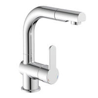 WASCHTISCHARMATUR 79710  - Chromfarben, Basics, Metall (7,9/22,5/19,5cm) - Schütte
