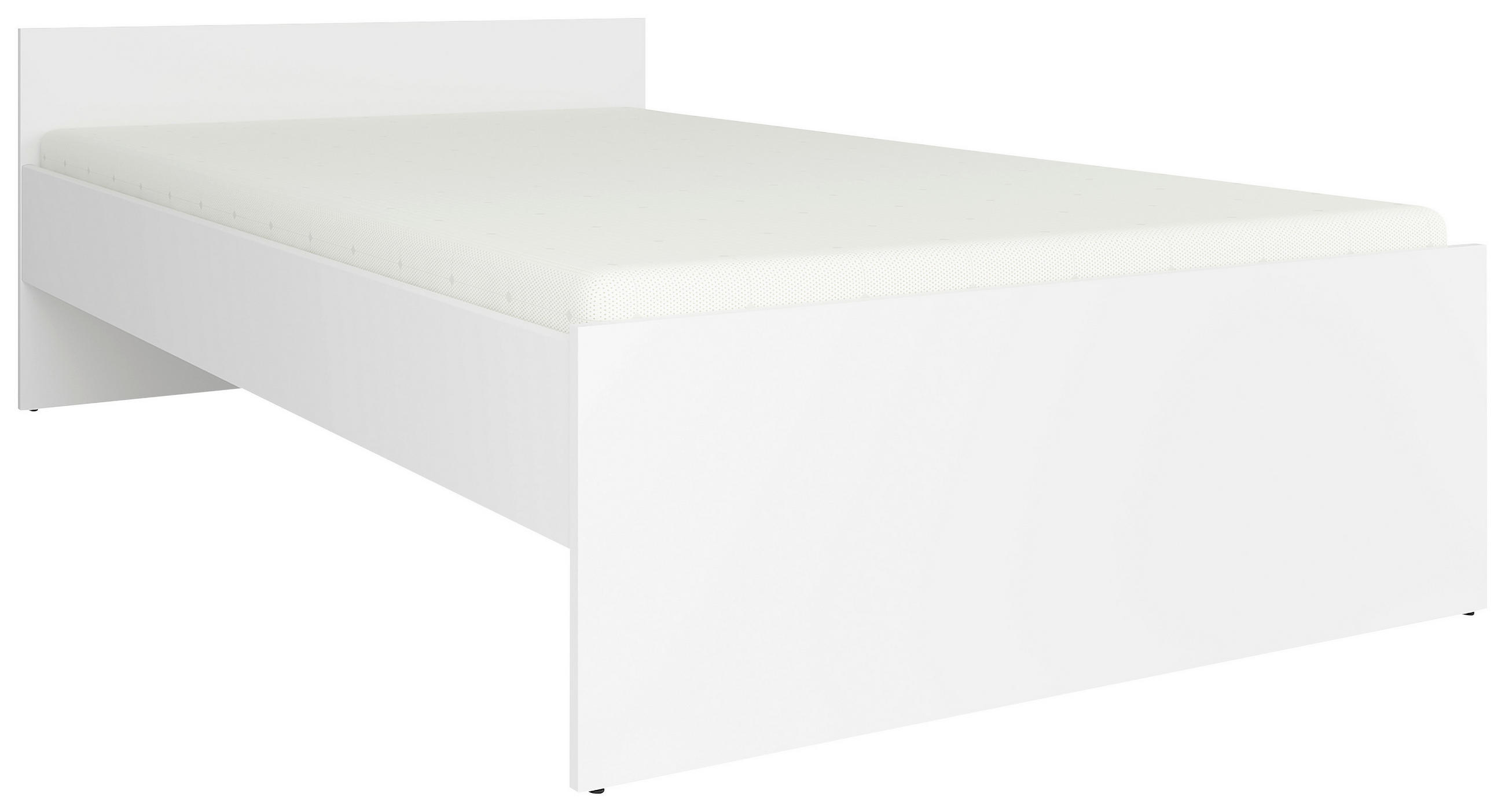 BETT 120/200 cm  in Weiß  - Weiß, MODERN, Holz/Holzwerkstoff (120/200cm) - MID.YOU