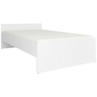 POSTELJA 120 cm   x 200 cm  , les, leseni material bela  - bela, Moderno, leseni material/les (120/200cm) - MID.YOU