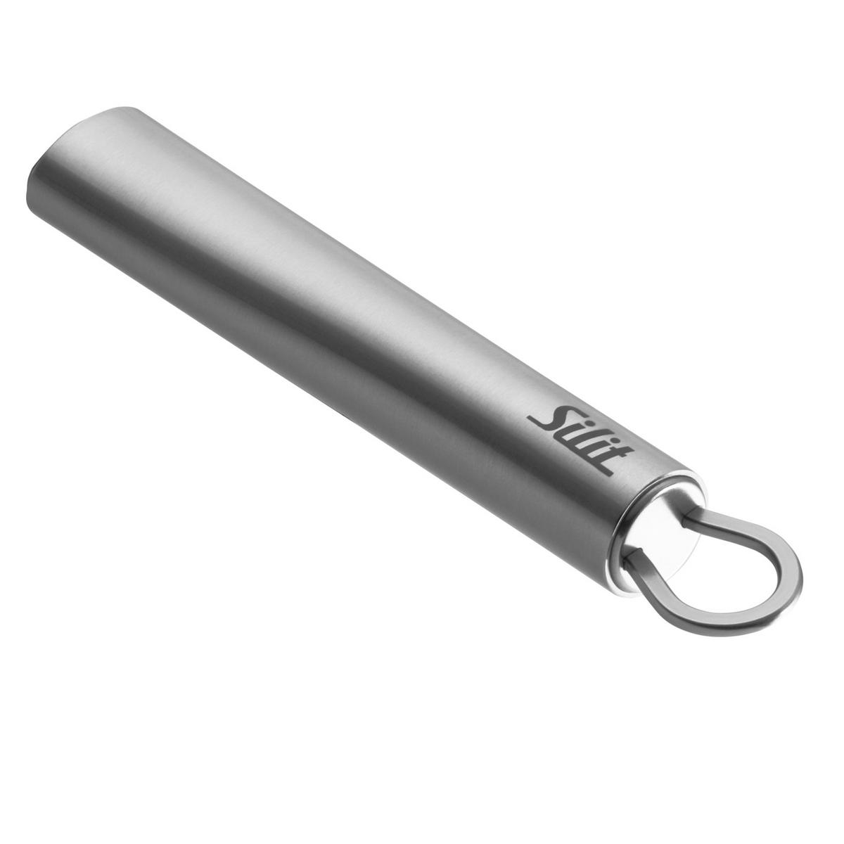 SCHNEEBESEN Profi Plus  - Edelstahlfarben/Schwarz, Basics, Metall (28cm) - Silit