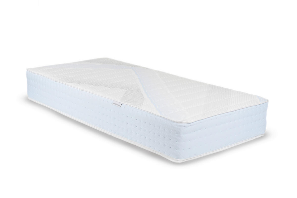 VZMETNICA 200/90 cm  - bela, Basics, tekstil (200/90cm) - Meblojogi