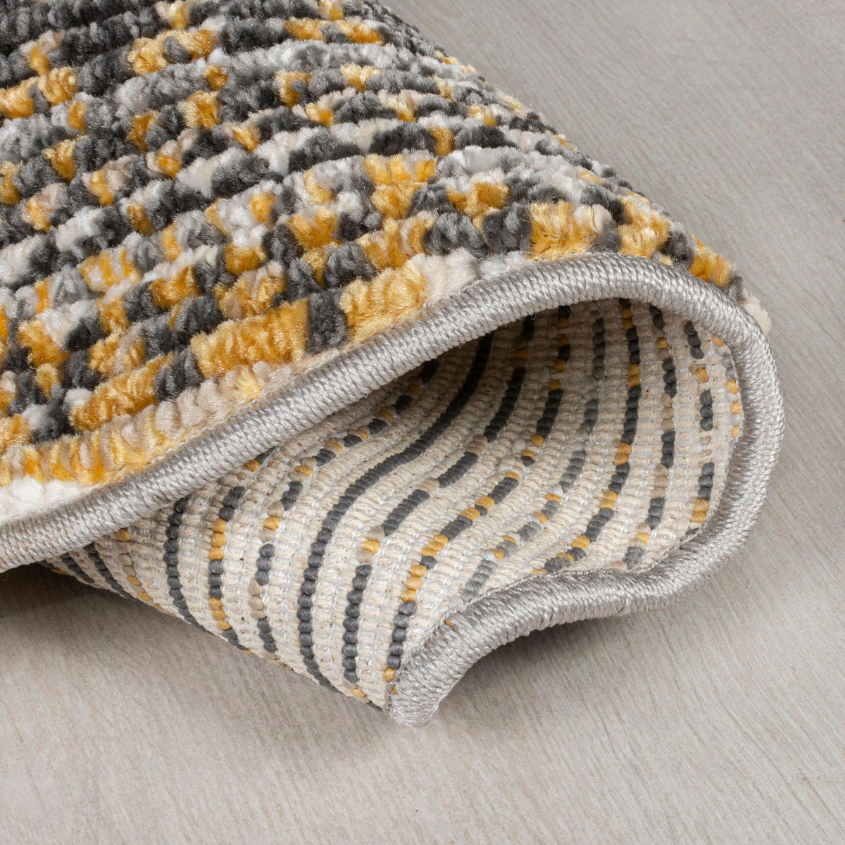 FLACHWEBETEPPICH 140 cm Santiago Gelb  - Gelb, Basics, Textil (140cm) - Xora