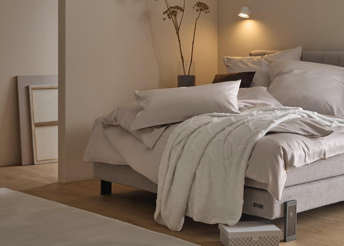 DOMÁCA DEKA, polyester, 150/200 cm - biela, Design, textil (150/200cm) - Joop!