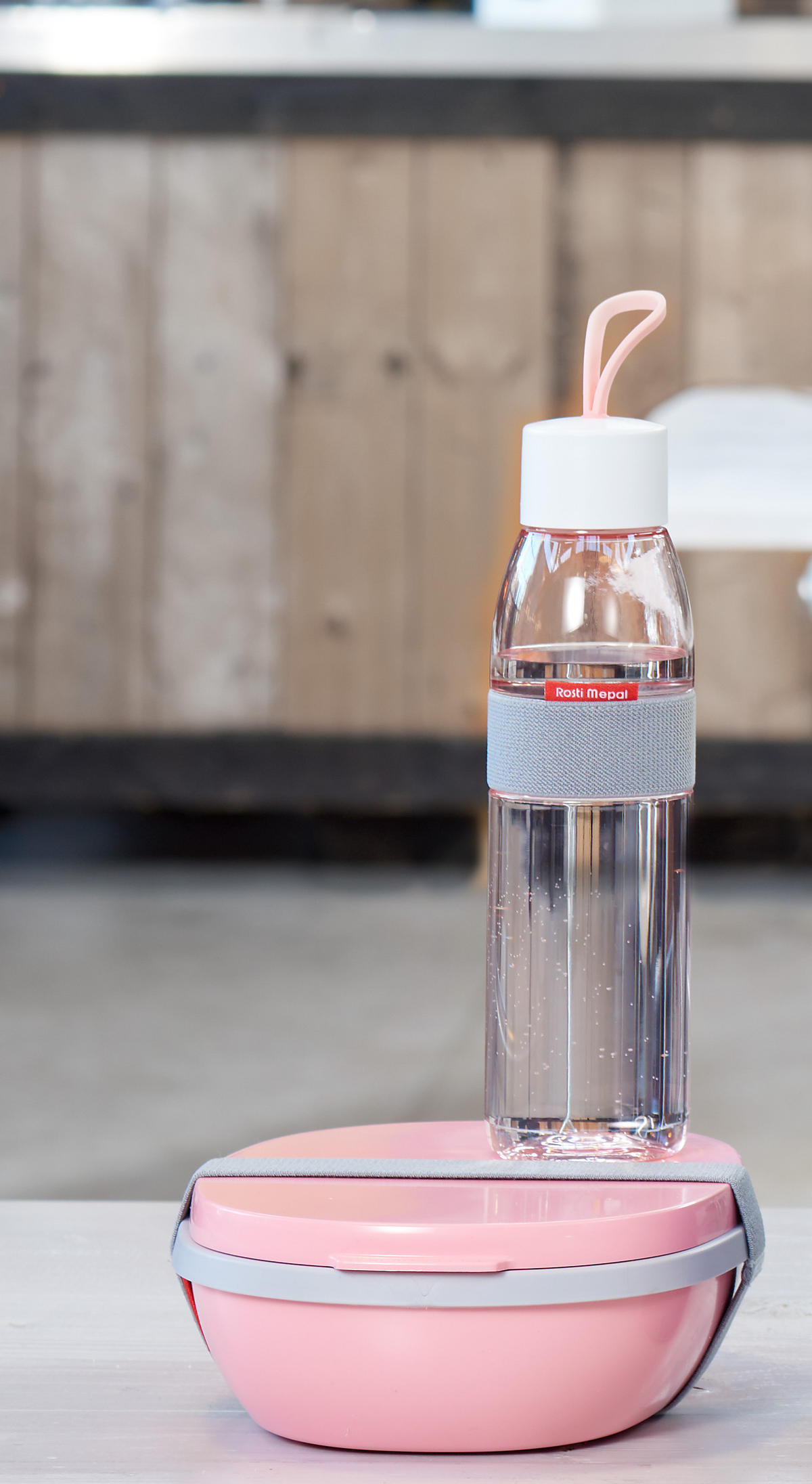 Lunchbox 1,4 l  - Hellrosa, Basics, Kunststoff (22,5/17,5/7,5cm) - Mepal