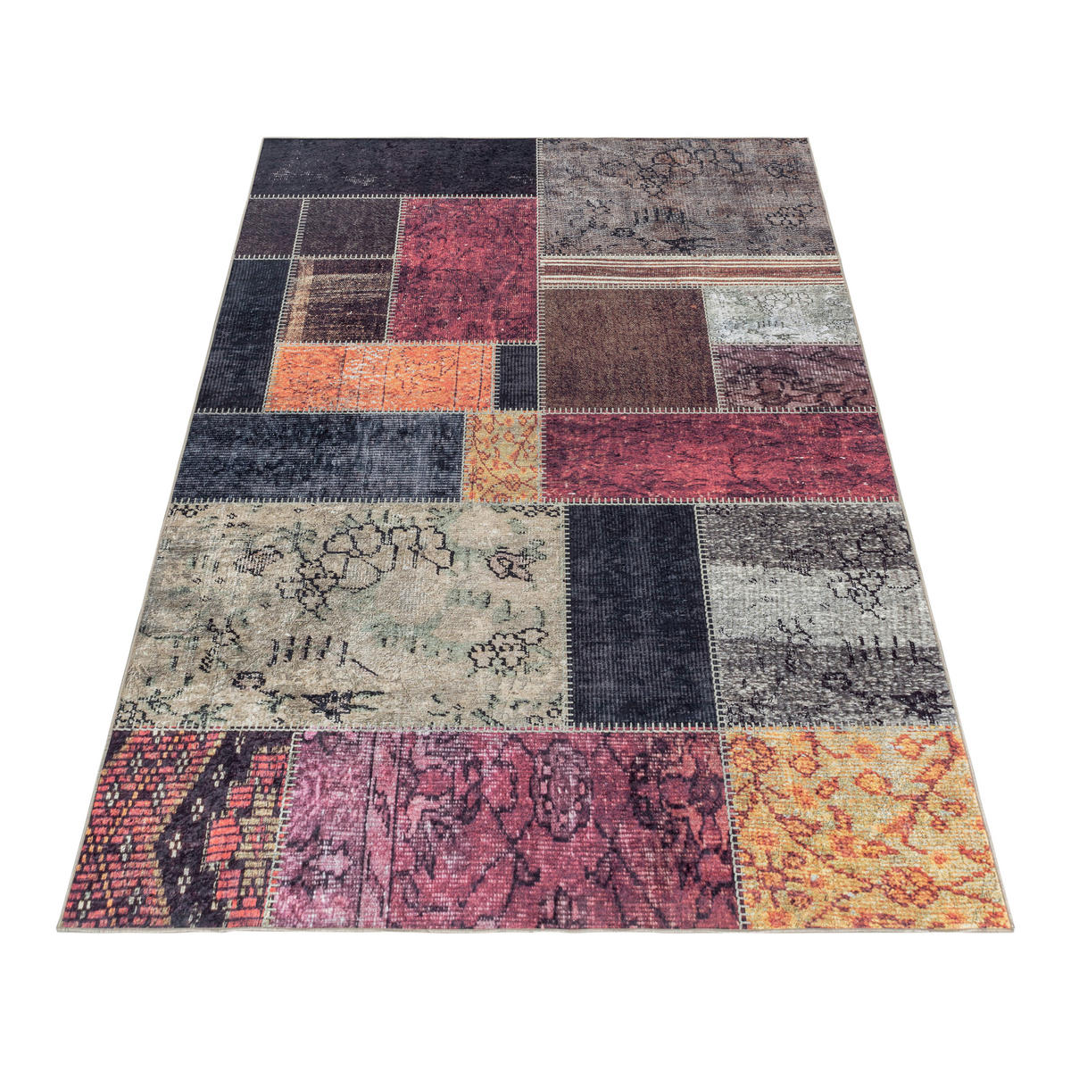 PLOCHO TKANÝ KOBEREC, 80/150 cm, viacfarebná - viacfarebná, Design, koža/textil (80/150cm) - Novel