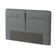 BOXSPRINGBETT 180/200 cm  in Schwarz  - Alufarben/Schwarz, KONVENTIONELL, Textil/Metall (180/200cm) - Dieter Knoll