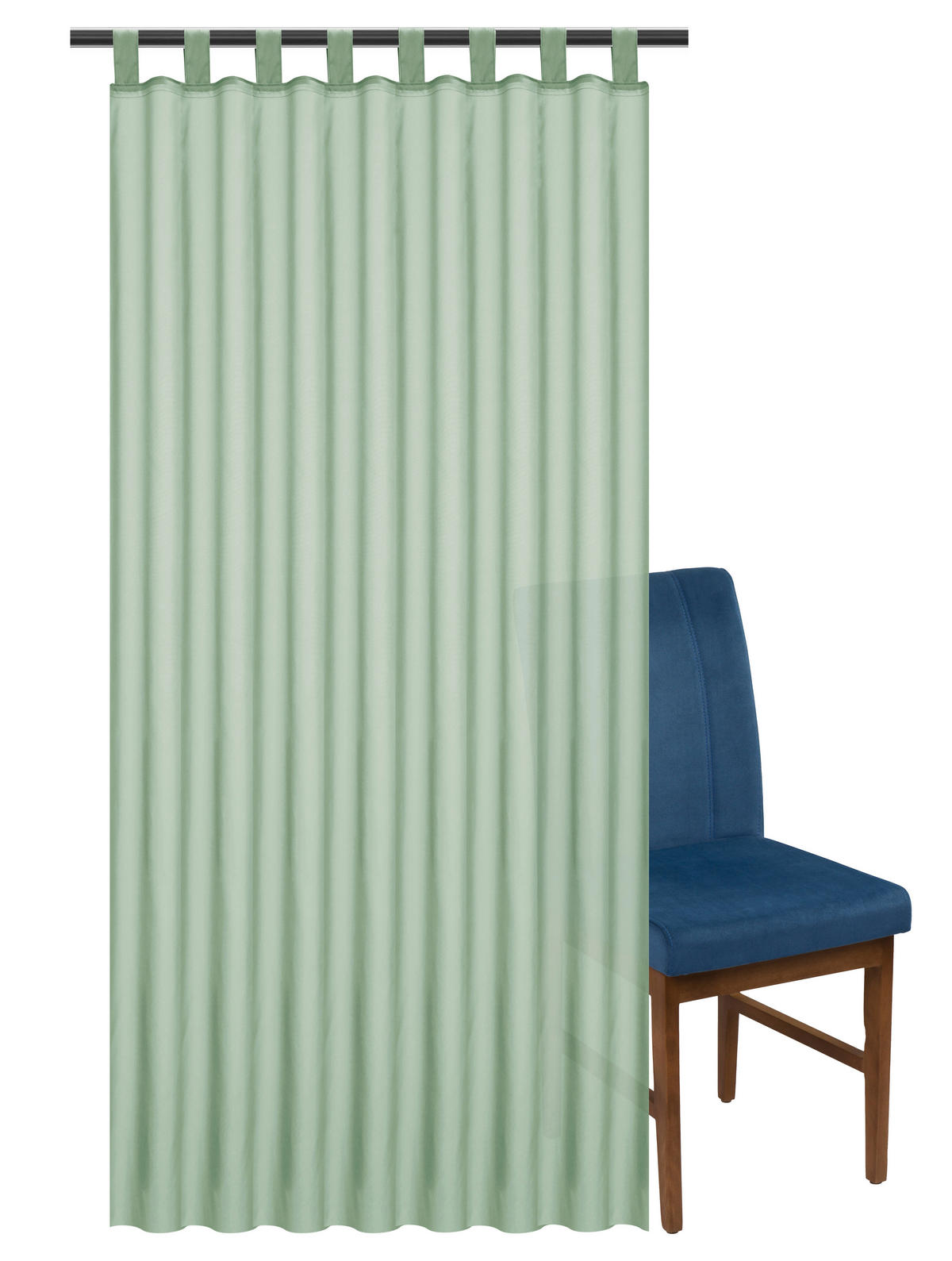 ZAVJESA ZA VANJSKU UPORABU zelena 140/300 cm   - zelena, Basics, tekstil (140/300cm) - Esposa