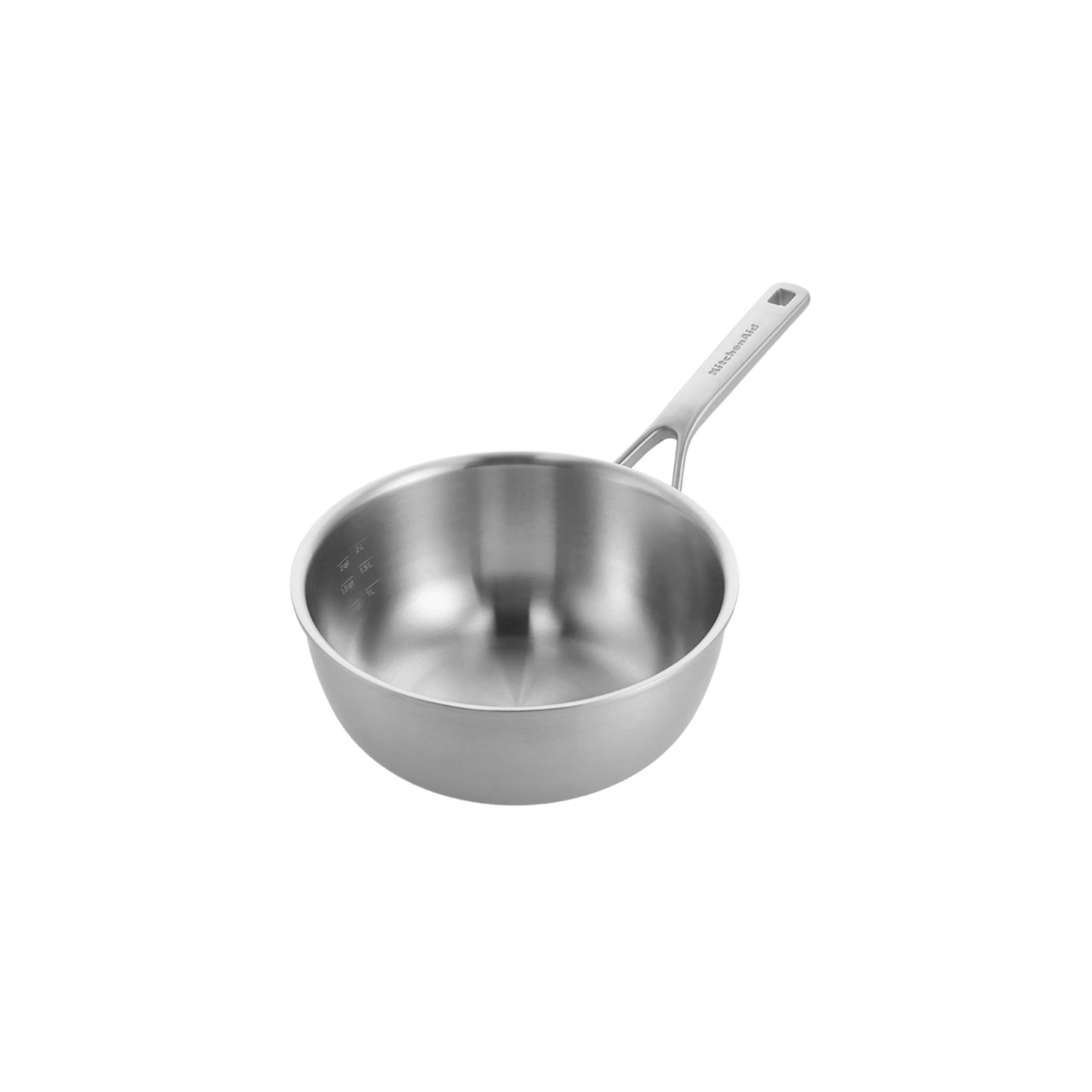 KASSEROLLE Multi-Ply Stainless Steel 3.7 L  - Edelstahlfarben, Basics, Metall (24cm) - Kitchenaid